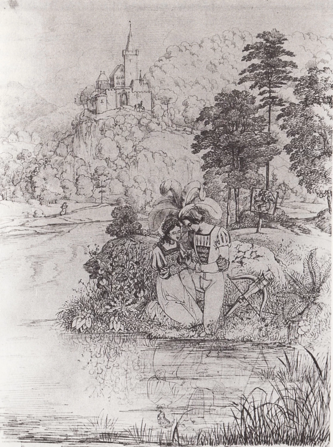 Carl Philipp Fohr - Illustrazione L'Anello Magico